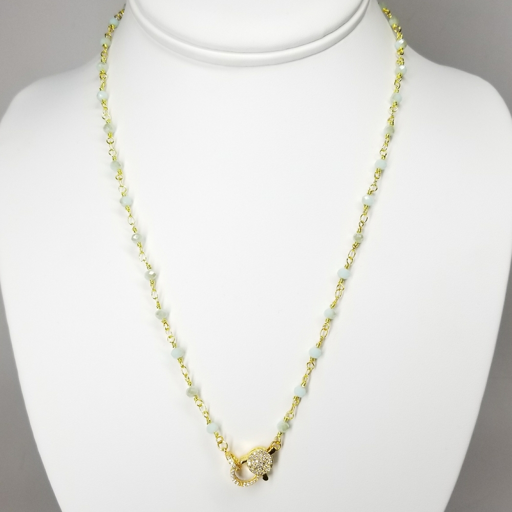 💖 New in Gift Box 🎁 CZ Diamond Beads Necklace - Picture 8 of 8
